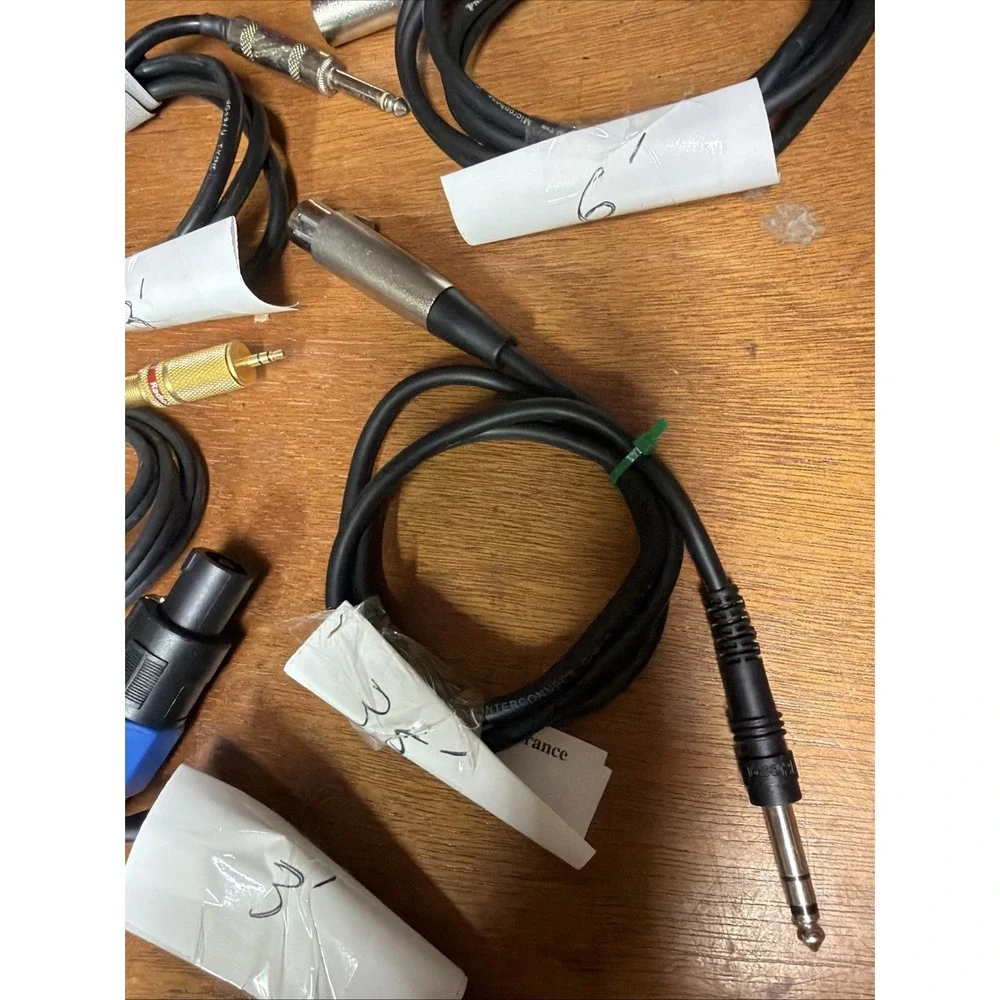 Assorted  Extension Connector Audio Cables Lot of 8 Pre Owned